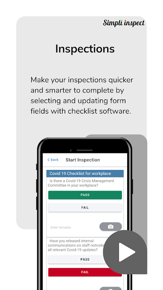 screenshot of Simpli inspect